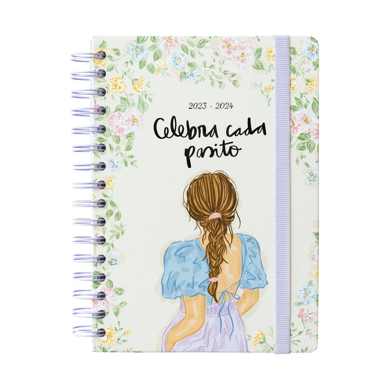 Ana Marin 2023/2024 A5 Academic Diary Week To View 12 Months