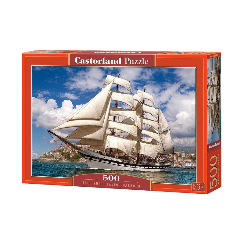 Castorland 500 Piece Jigsaw Puzzle – Tall Ship Leaving Harbour