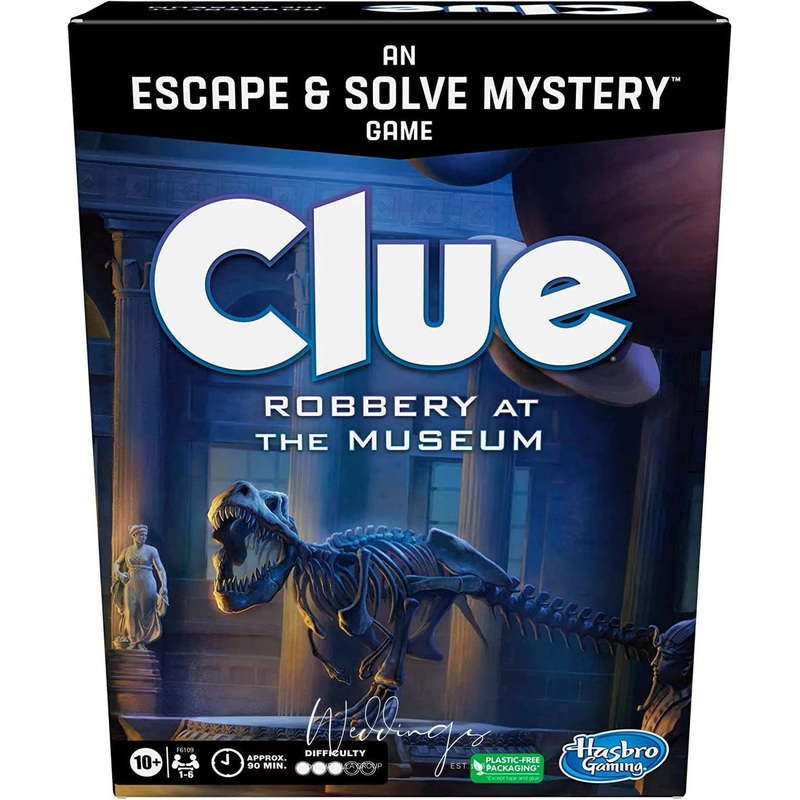 Clue Escape Robbery At The Museum Board Game