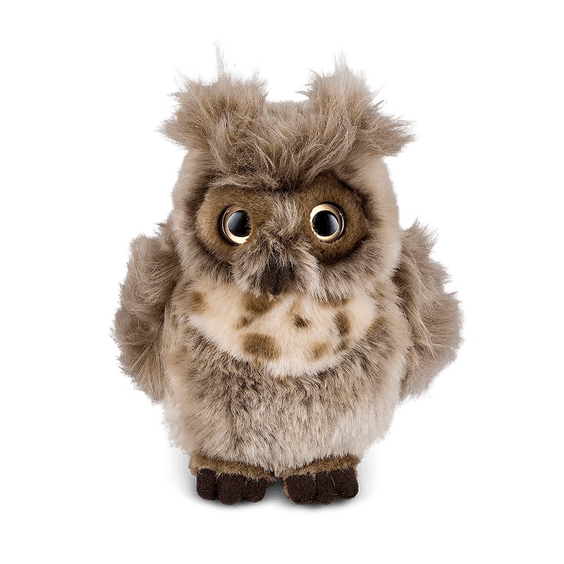 LIVING NATURE Brown Owl Soft Toy 18cm