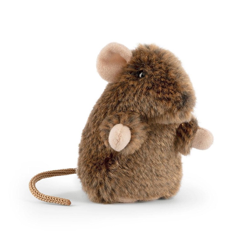 LIVING NATURE Cute Mouse Standing 11cm Plush