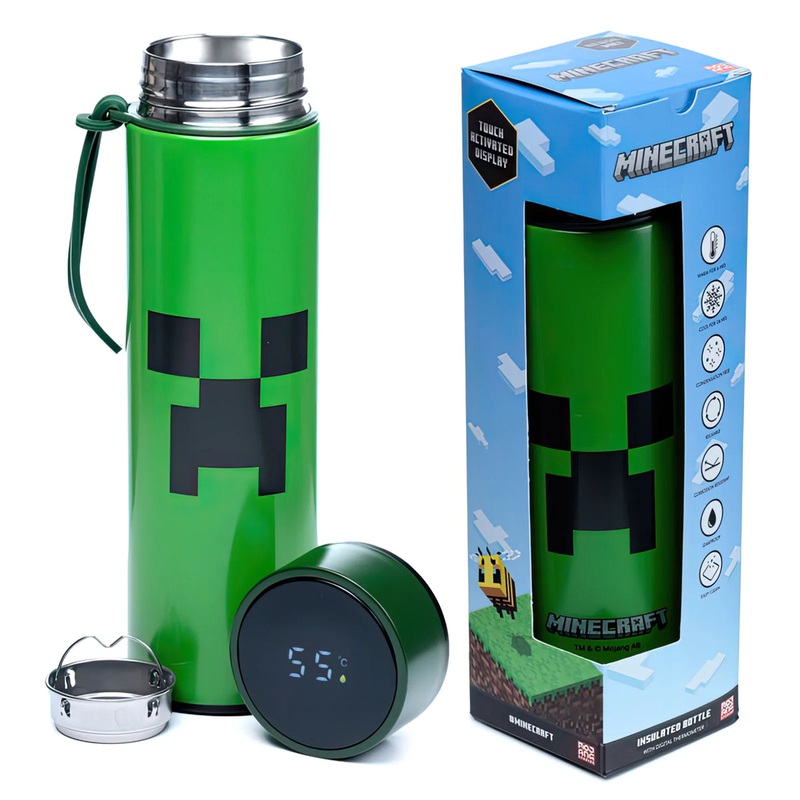 MineCraft Thermos: Keep Your Cool in the Overworld with This Stainless Steel Bottle