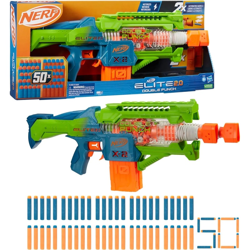 NERF Elite 2.0 Double Punch Dart Blaster