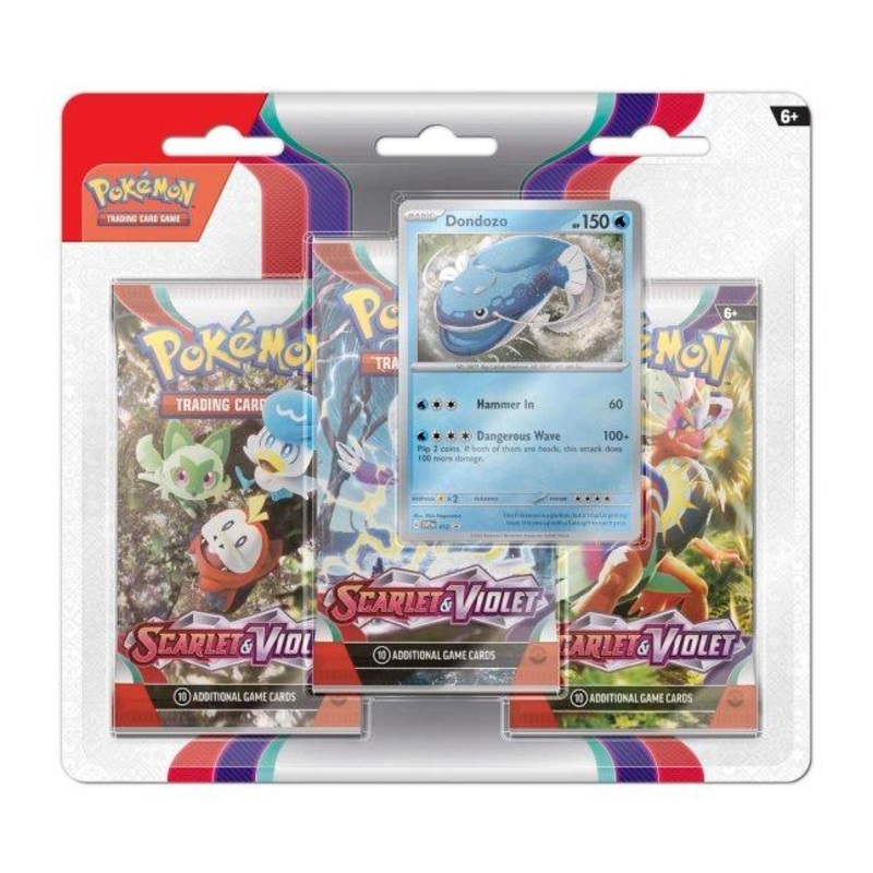 Pokmon TCG: Scarlet & Violet 3 Booster Packs & Dondozo Promo Card