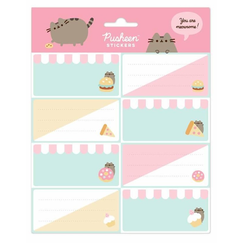 Pusheen ELE0279 Self-Adhesive Labels. Pusheen Foodie Collection