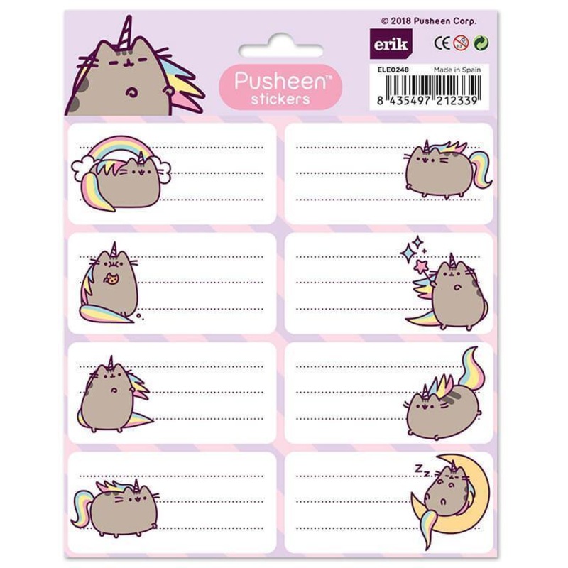 Pusheen Self-Adhesive Labels Pusheen The Cat 2