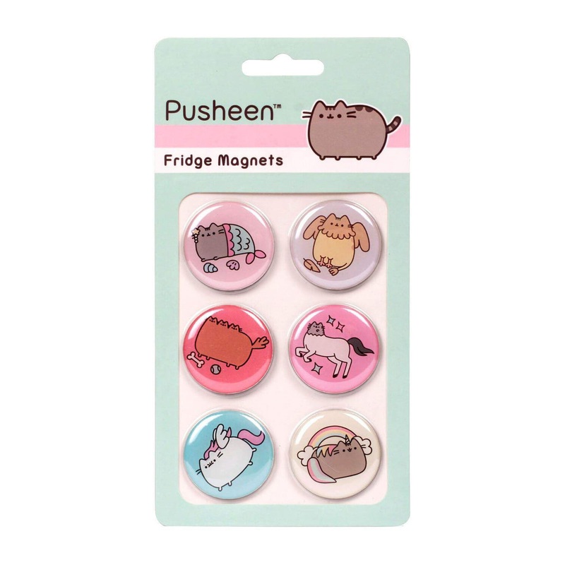Pusheen Set Of 6 Fridge Magnets