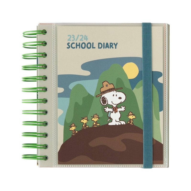 SNOOPY 2023/2024 School Diary Day To Page 11 Months