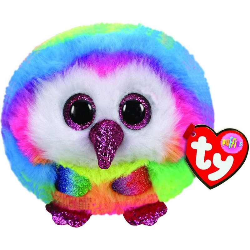 Ty Teeny Puffies Owen Owl 10cm Plush
