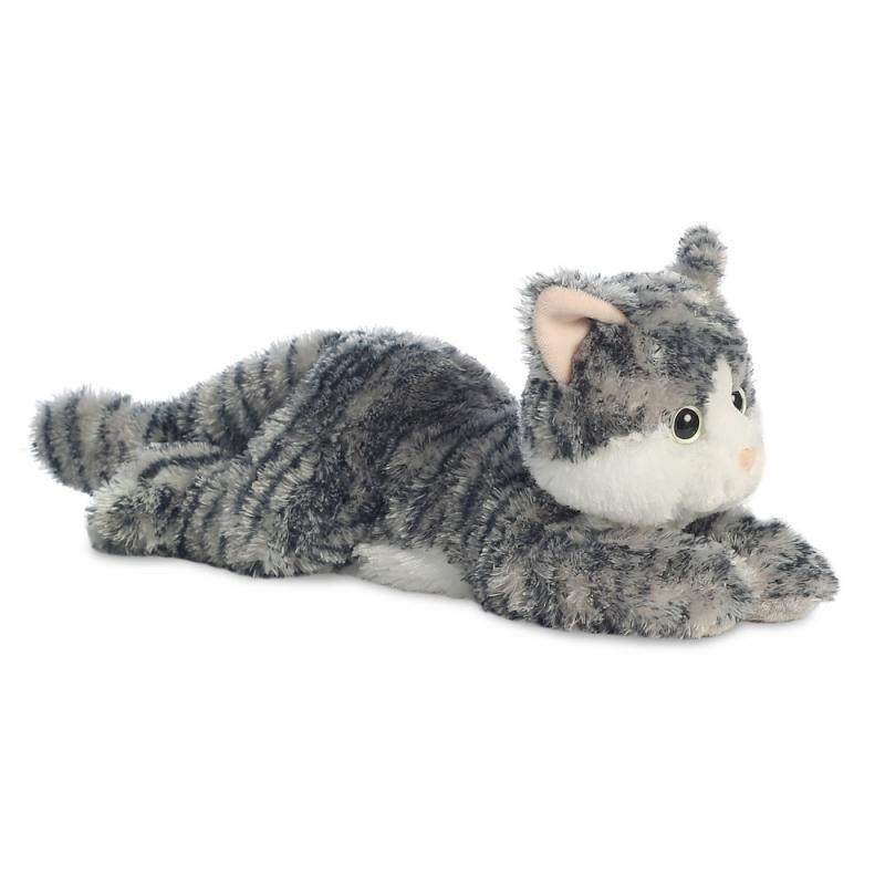 AURORA 31538 Flopsies Lily Cat 12-Inch Soft Toy