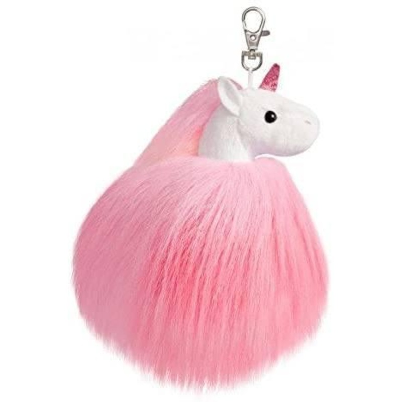 AURORA 60937 Sparkle Tales Fluffy Unicorn Keyclip