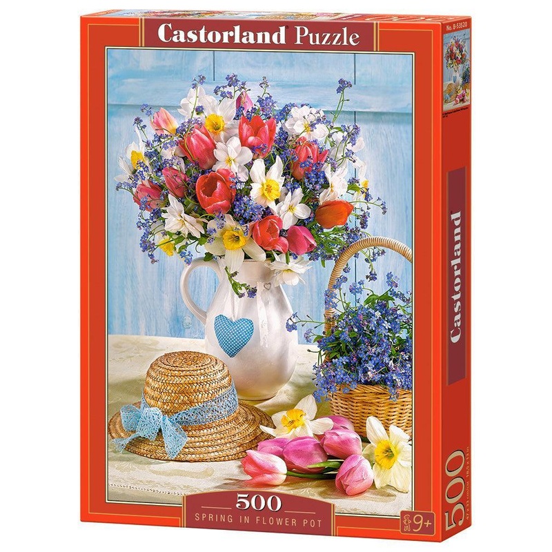 Castorland 500 Piece Jigsaw Puzzle – Spring in Flower Pot