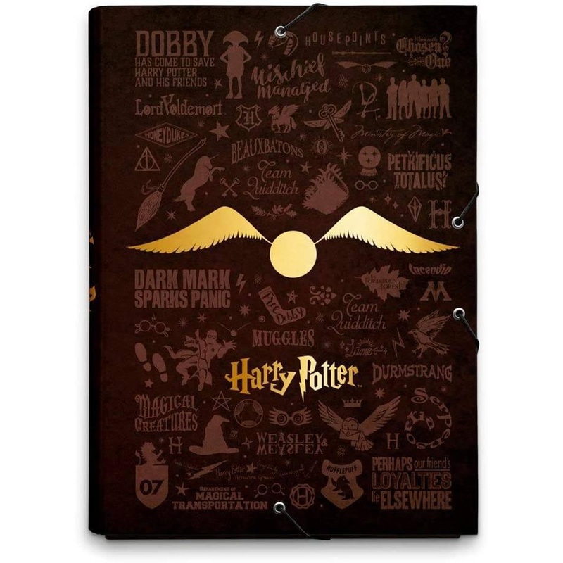 Harry Potter A4 Elasticated Folder – Glasses