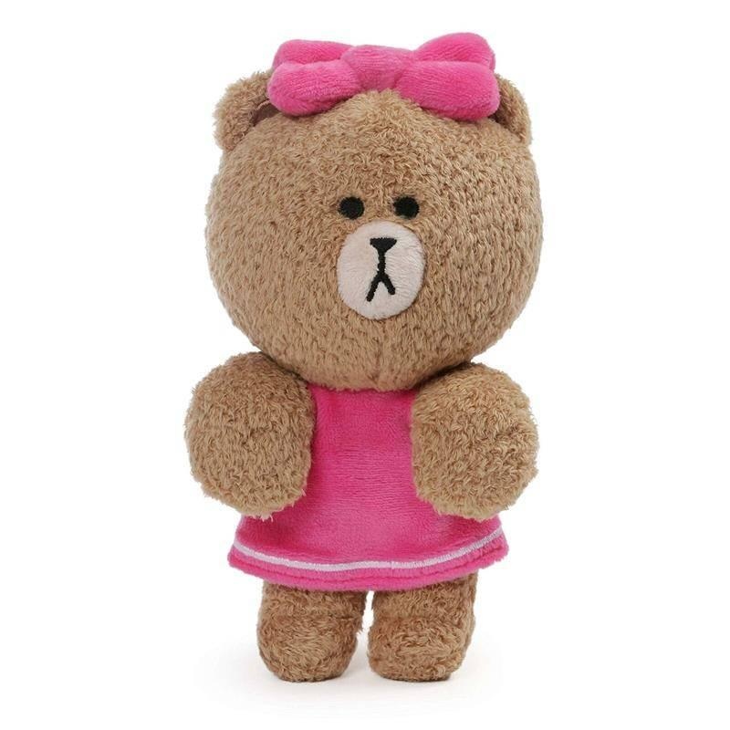 Line Friends Choco Seated Plush 15 cm Bear