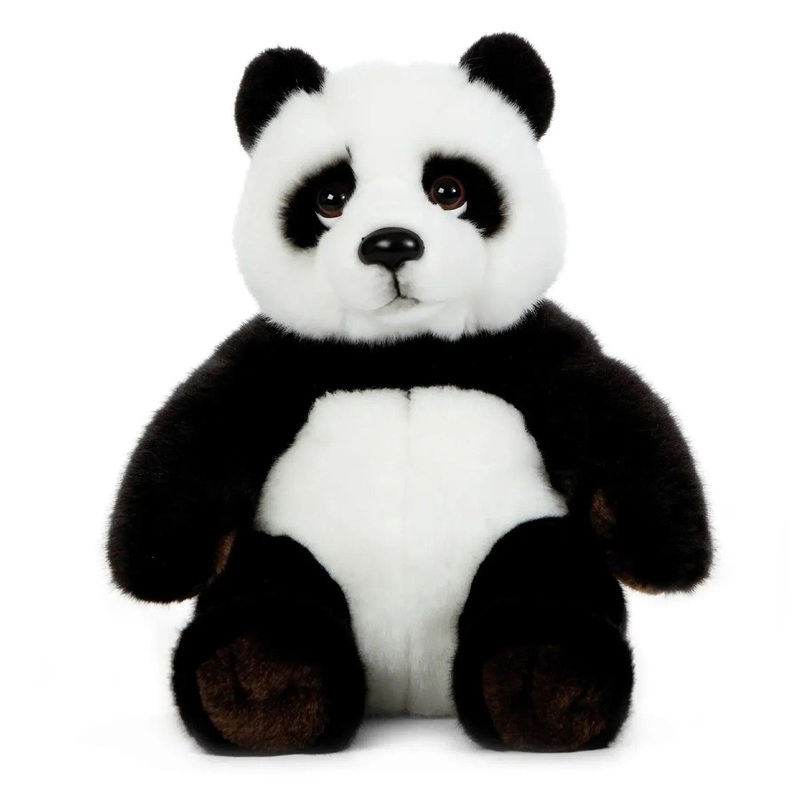 LIVING NATURE Sitting Panda 23cm Soft Toy