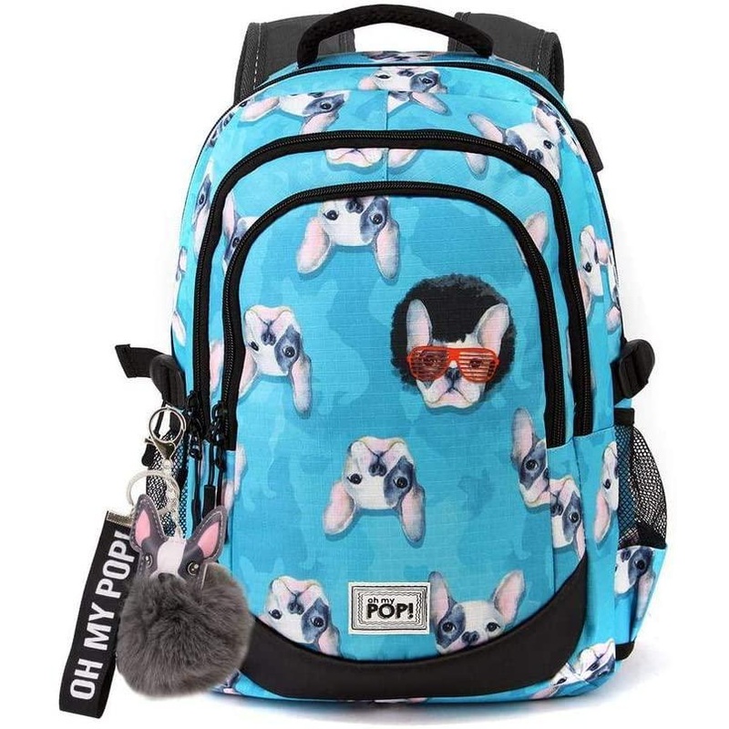 Oh My Pop! Doggy-Running HS Backpack School Daypack 44 cm