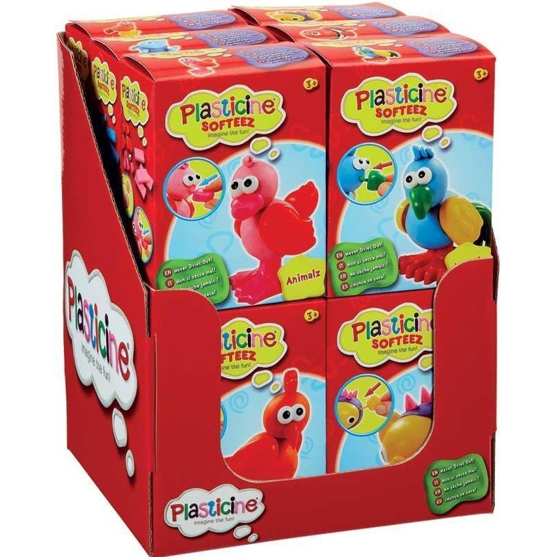 Plasticine Softeez Animals – Assorted