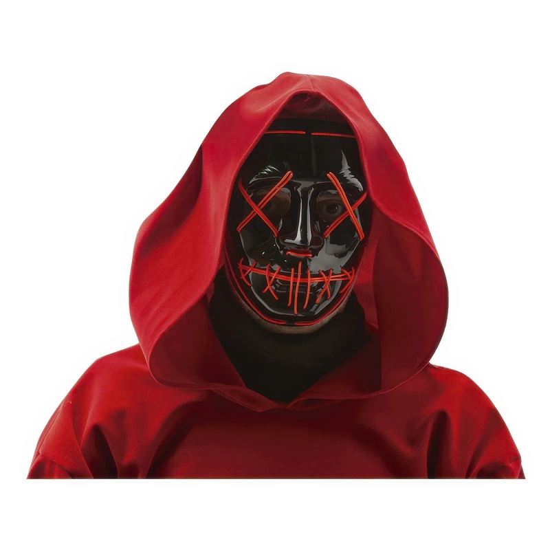 Skull Light Mask – Dress-Up Halloween Fun for Kids