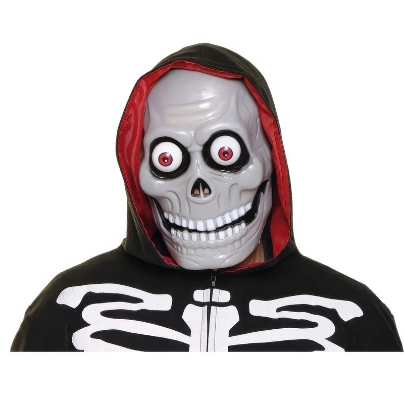 Skull Mask With Crazy Eyes – Halloween Fun