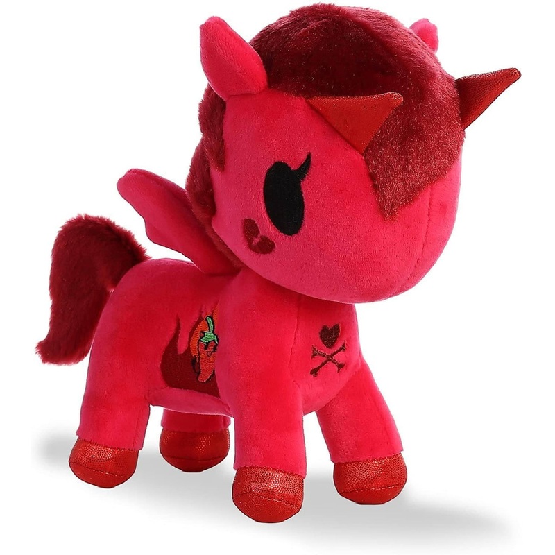 Tokidoki AURORA 15678 Plush 20cm Unicorno Pepperino – Red