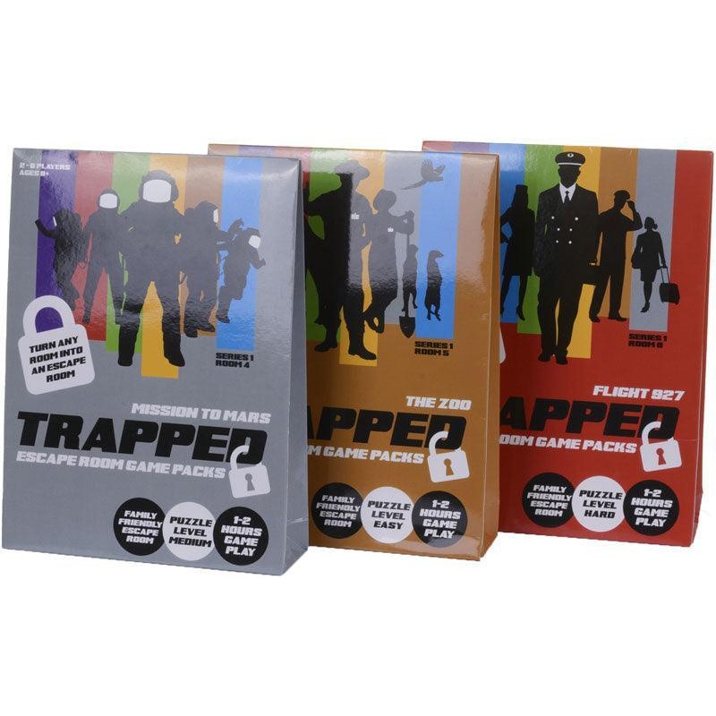 Trapped Escape Room Game Assortment