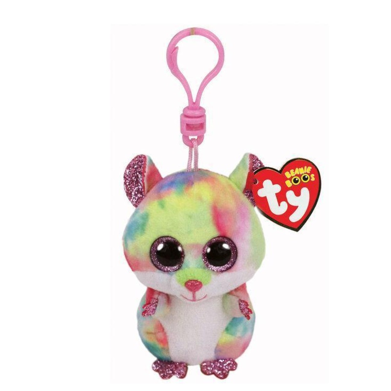 Ty Beanie Boo Rodney The Hamster Keyring