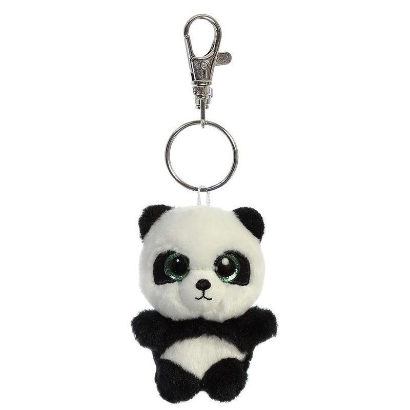 YOOHOO 61153 Ring Ring Panda Keyclip Plush