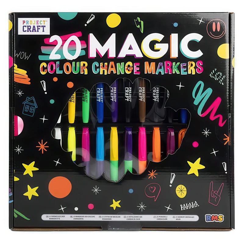 20 Magic Colour Change Marker Pens