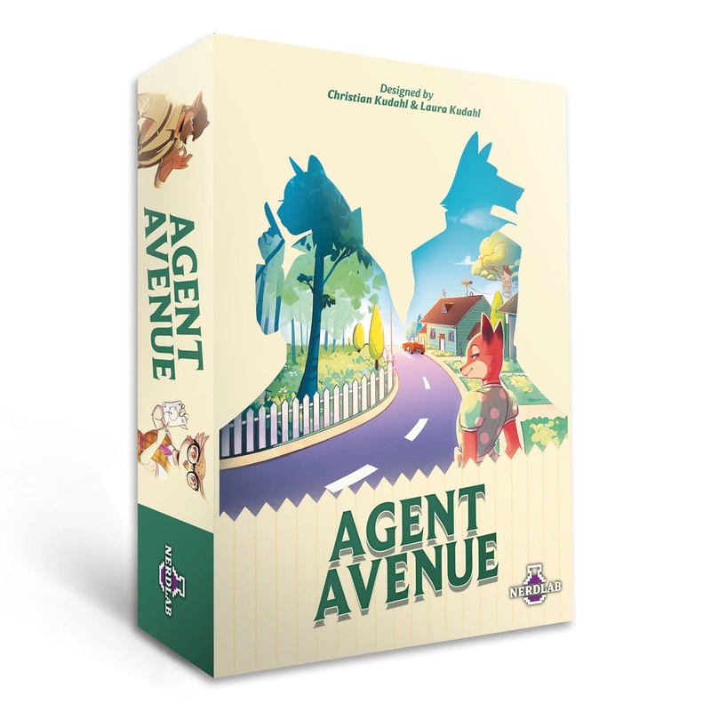 Agent Avenue Board Game  Spy Bluffing Game for 2 Players