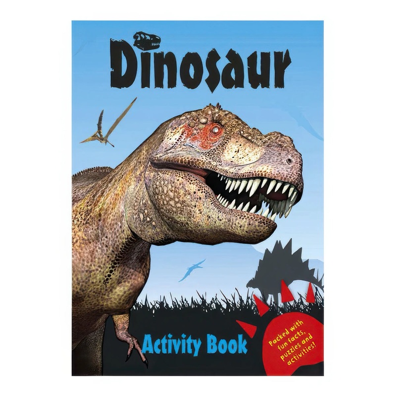 Dinosaur Activity Book Blue