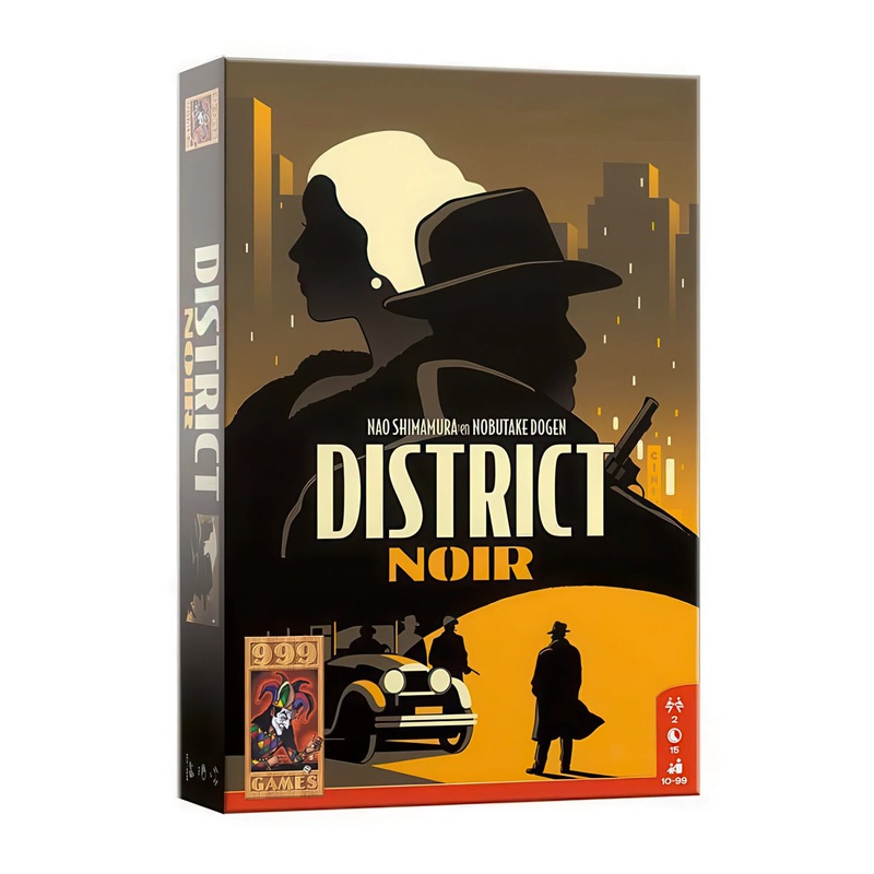 District Noir Card Game  Strategic 2-Player Showdown