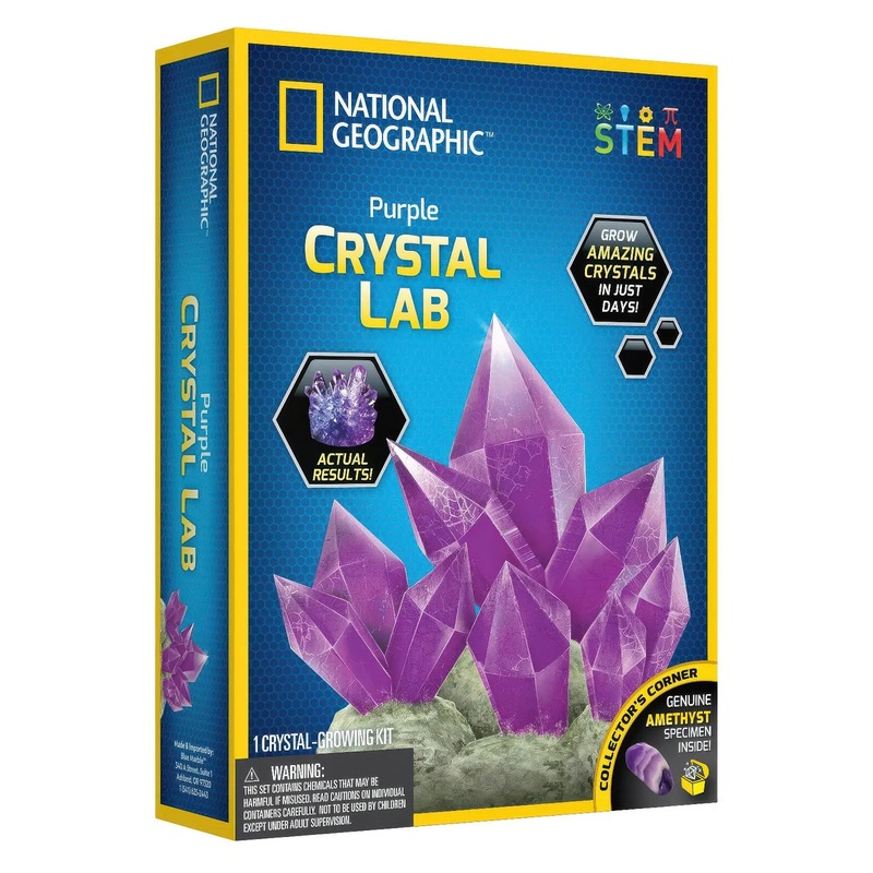 National Geographic Glow In the Dark Crystal Lab Kit – Amethyst