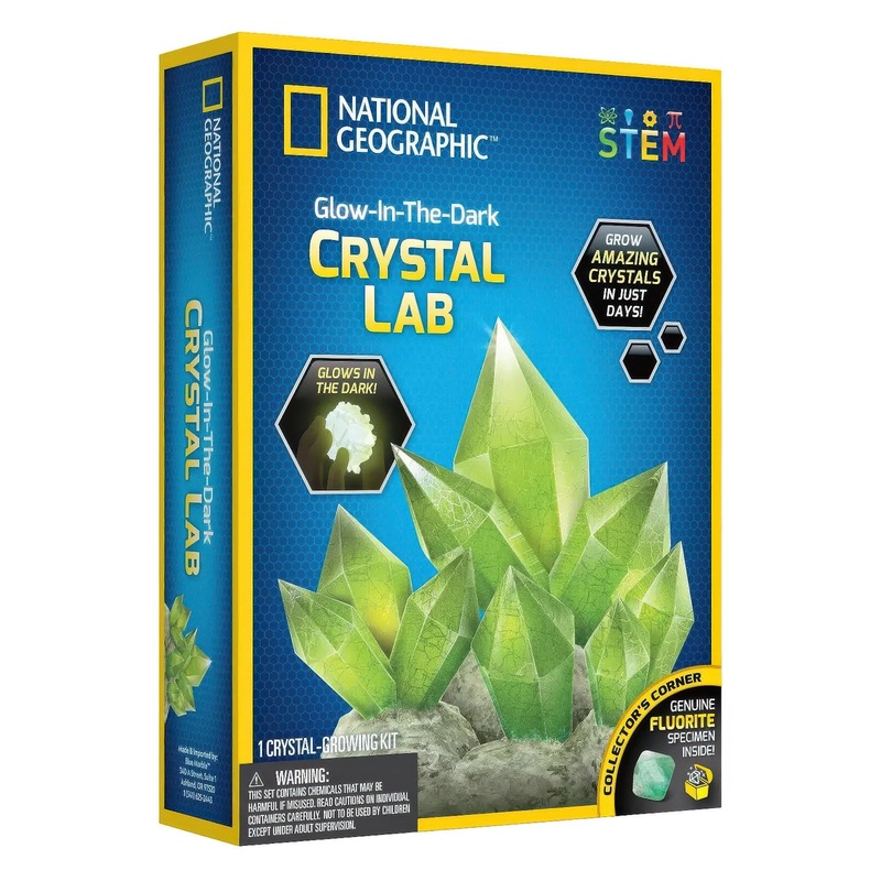 National Geographic Glow In the Dark Crystal Lab Kit – Fluorite