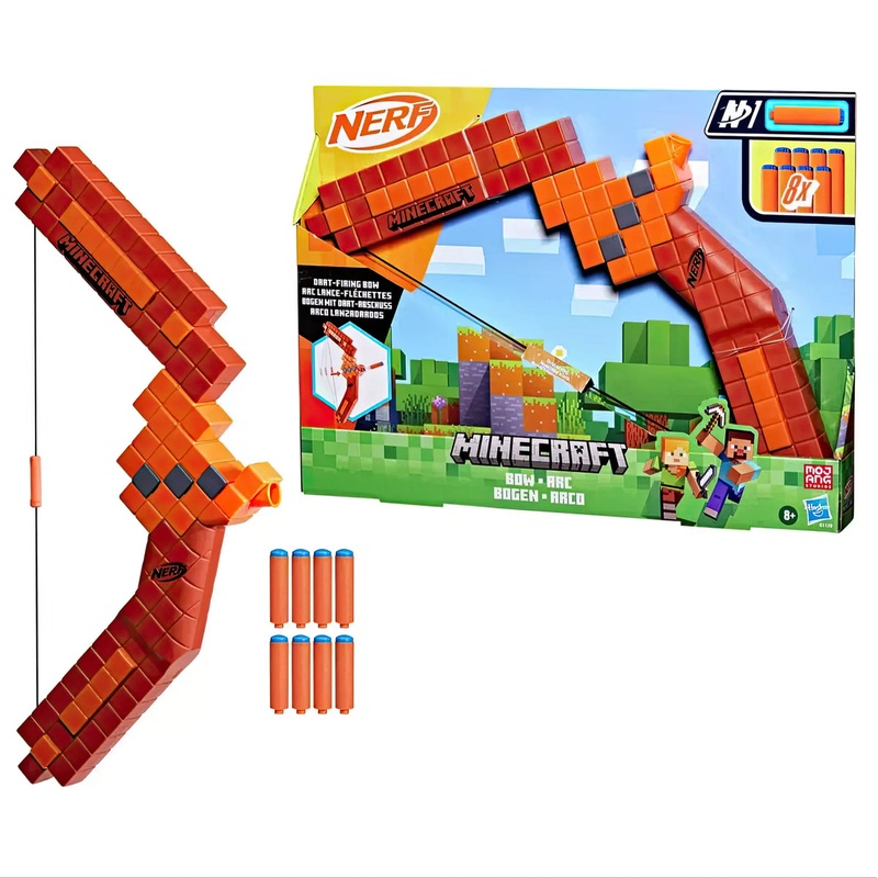 NERF Minecraft Bow Dart Blaster