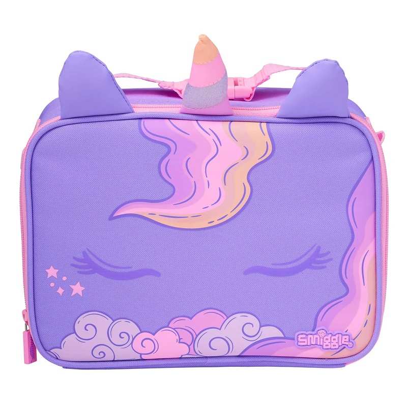 Smiggle Eclipse Oblong Attach Lunchbox – Lilac