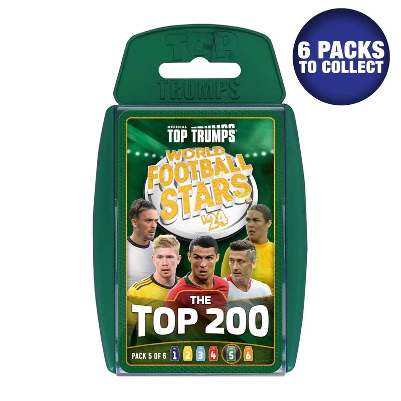 World Football Stars Top 200 – Pack 5 Top Trumps Card Game