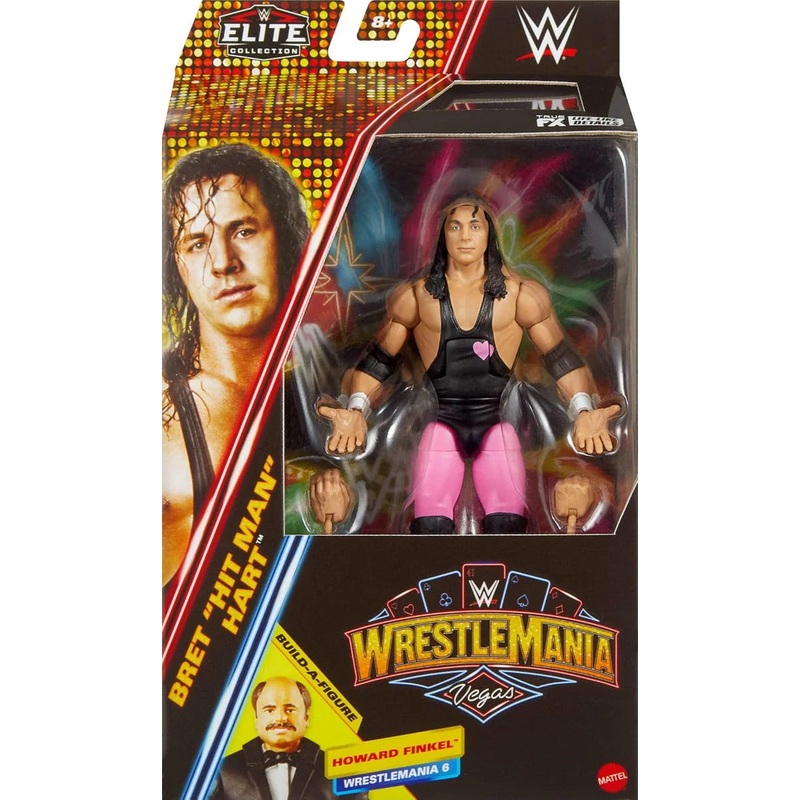 WWE WrestleMania Bret Hart Action Figure