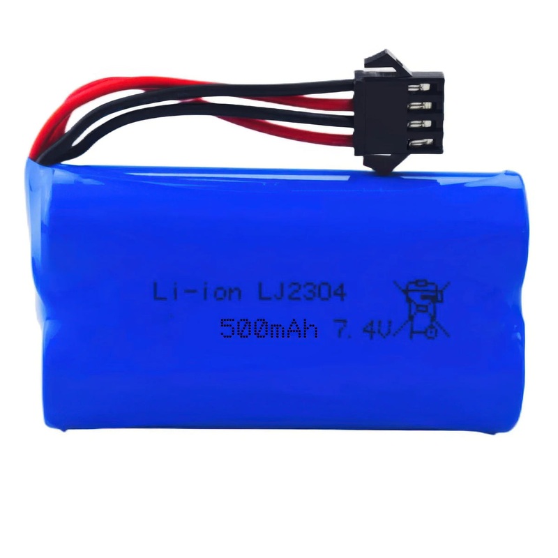7.4 V Lithium-Ion Rechargeable Battery 500mAh