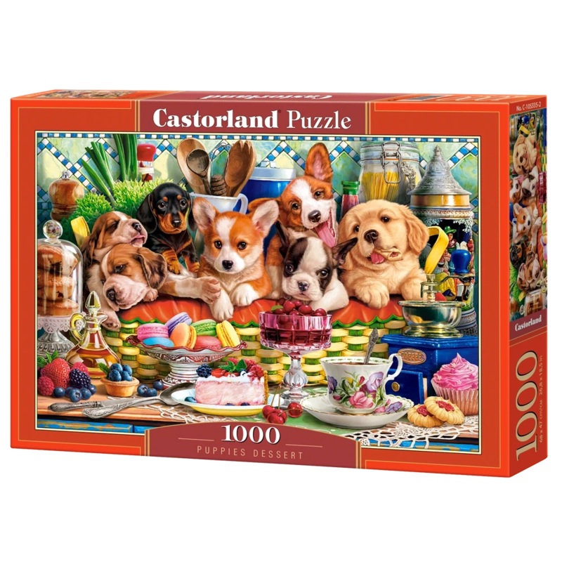 Castorland Puzzle Puppies Dessert (1000 pcs)