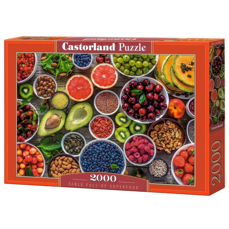 Castorland Puzzle Table Full of Superfood (2000 pcs)