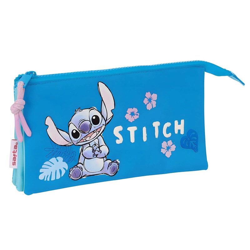 Disney Stitch Hawaii Triple Pencil Case