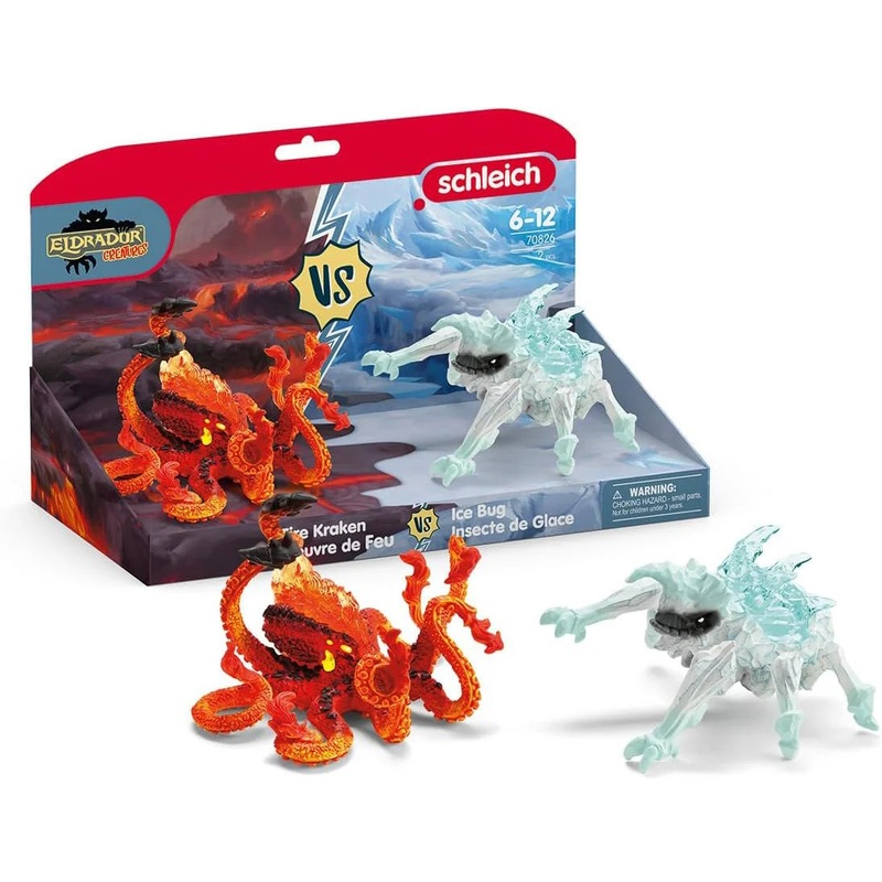 SCHLEICH 70826 Fire Octopus vs Ice Insect