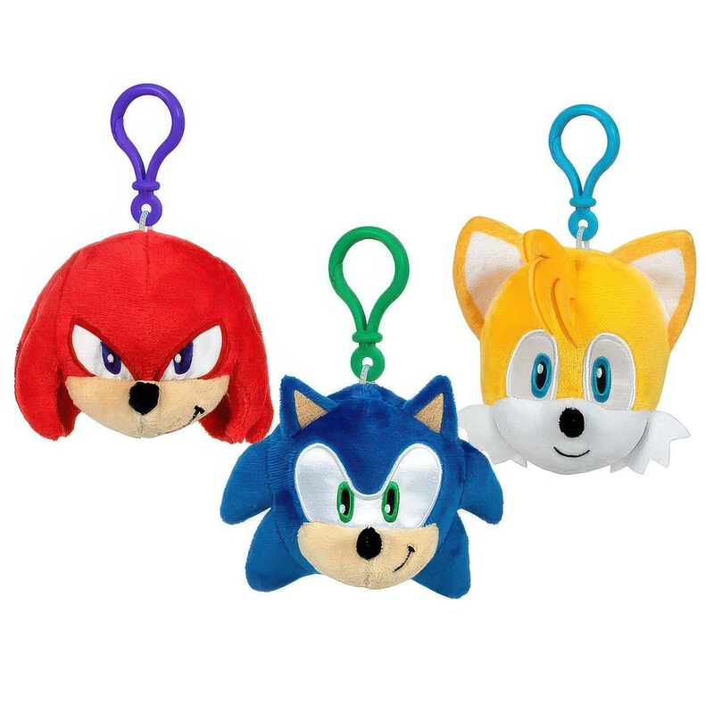 SONIC the Hedgehog Plush Keychain 10cm – Assorted