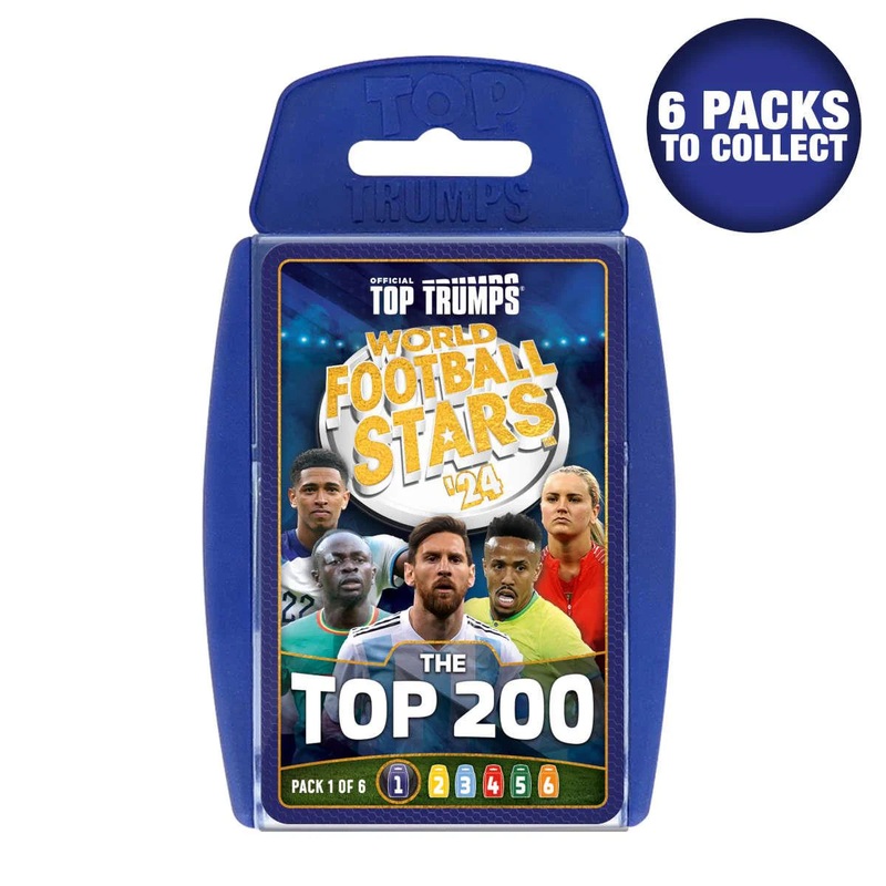 Top Trumps World Football Stars Top 200 Card Game – Pack 1