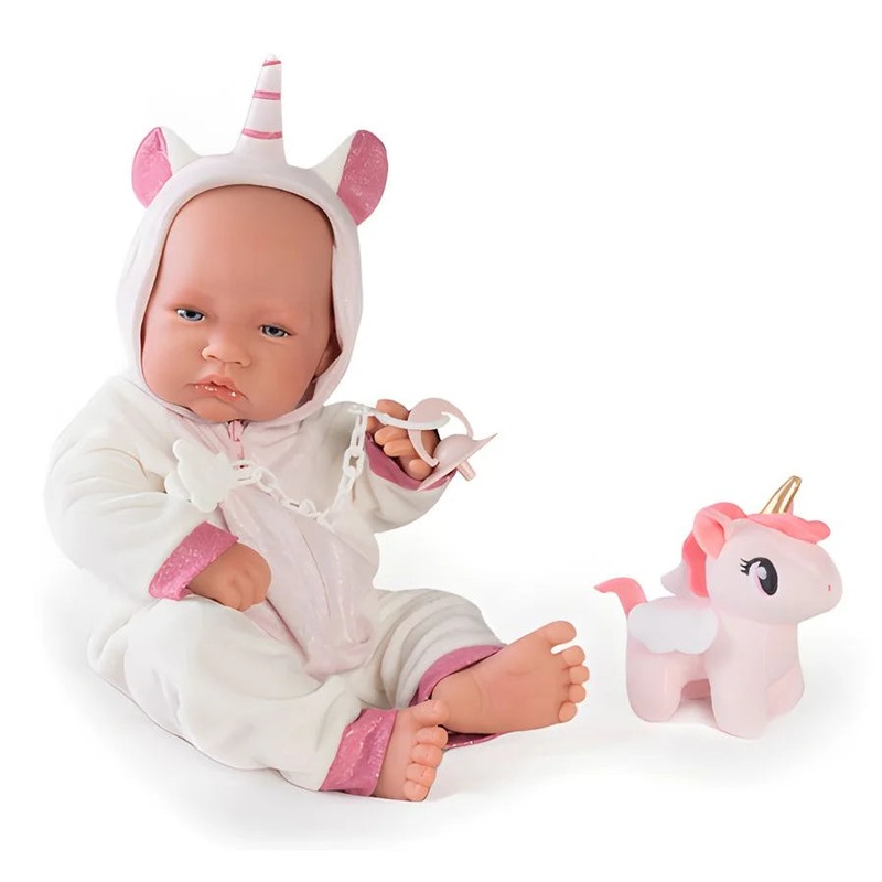 Antonio Juan 50268 Newborn Baby Doll 42cm with Unicorn Costume