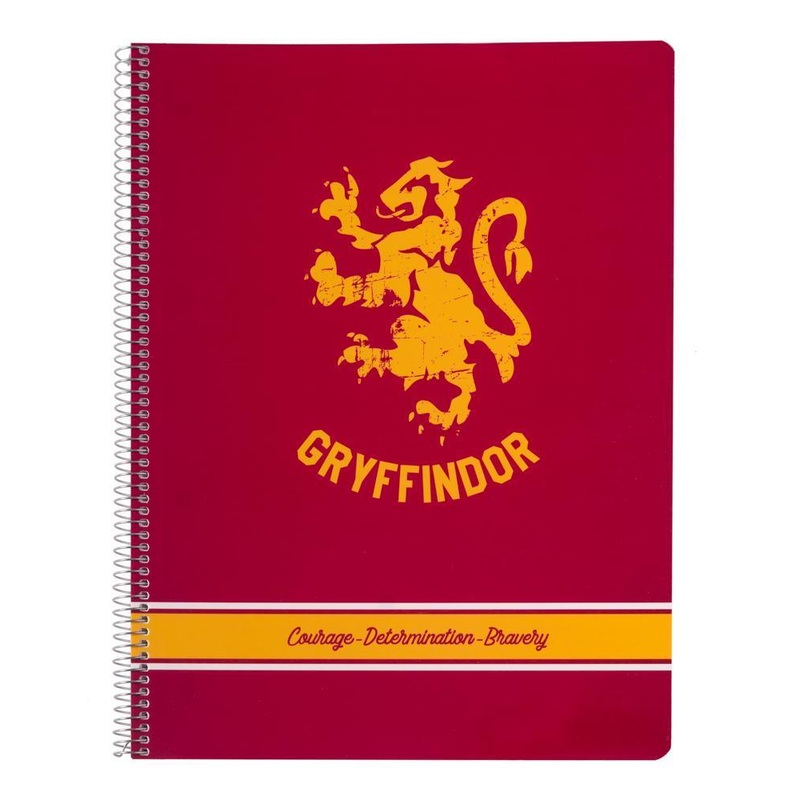 Harry Potter Gryffindor Spiral Bound Ruled Notebook A4