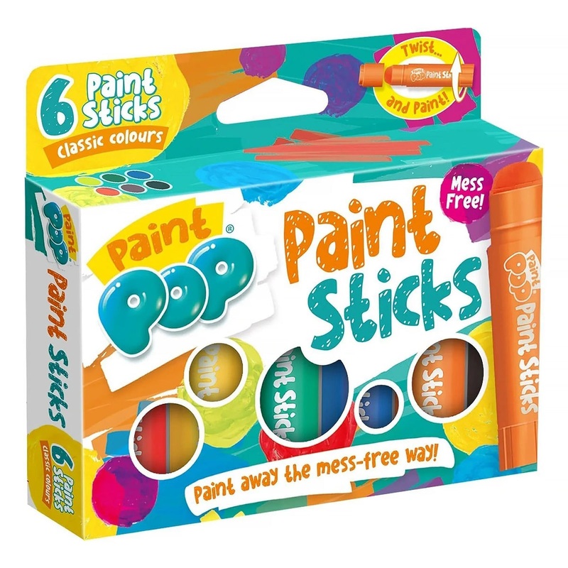 Paint Pop Paint Sticks For Kids – 6 Pack