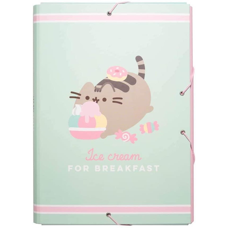 Pusheen A4 Elasticated Folder Pusheen Foodie Collection