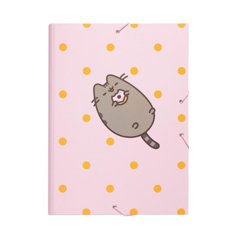 Pusheen Elasticated Filing Folder. Rose Collection