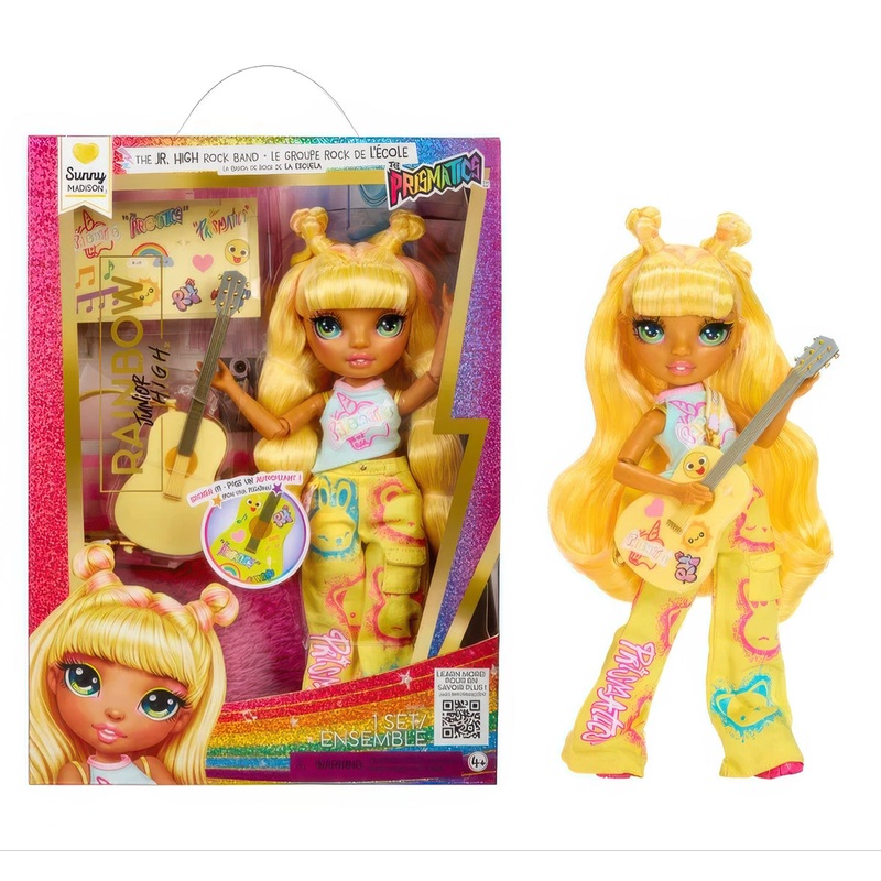 Rainbow High Jr High Rock Band – Sunny Yellow 23cm Fashion Doll